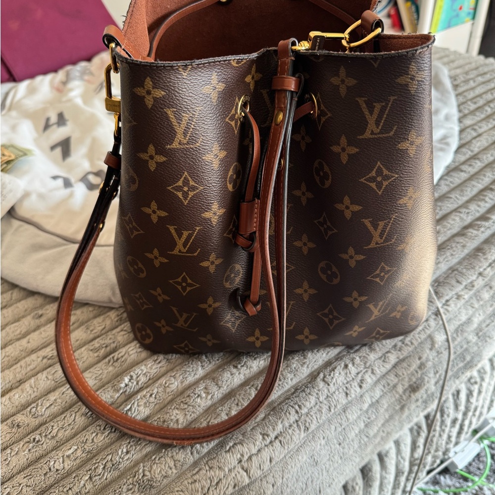 Louis Vuitton Monogram Brown Bucket Bag